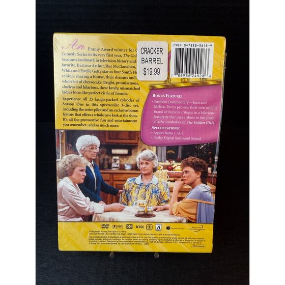 Brand New Sealed The Golden Girls Complete First Season 1 (DVD,2004) 3-Disc Set - Picture 2 of 6